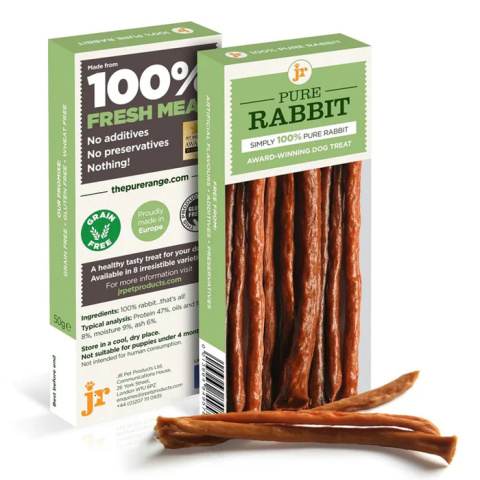 Jr Pets - Pure Rabbit Sticks - mięsne paski z królika 50g