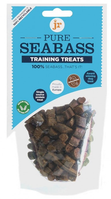 Jr Pure Seabass Training Treats - przysmaki treningowe z okoniem morskim 85g