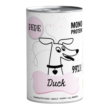 Paka Zwierzaka - Karma mokra PEPE Duck (kaczka) 400g