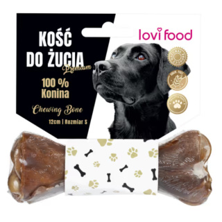 Lovi Food Premium Chewing Bone Horse Hide S - kość do żucia dla psa 100% konina