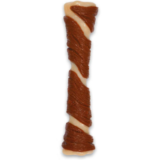 Nylabone Extreme Bacon & Peanut Butter Porkhide Bone L - gryzak dla psa, o smaku bekonu i masła orzechowego