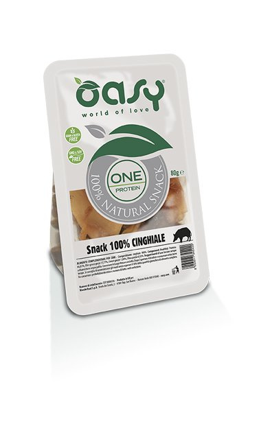 OASY SNACK ONE PROTEIN - przysmaki dla psa - dzik 80g