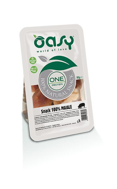 OASY SNACK ONE PROTEIN - przysmaki dla psa - wieprzowina - 80g