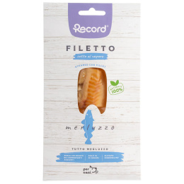 Record Filetto Cod - 100% filet z dorsza dla psa, gotowany na parze - 25g