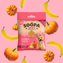 SOOPA Healthy Bites MINI przysmaki wege dla małego psa – Banan i Dynia (50g)