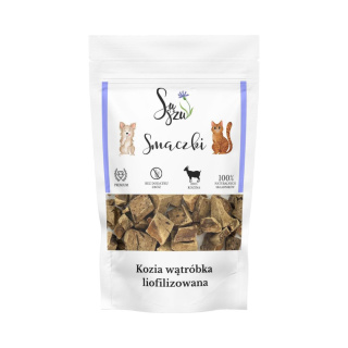 SUSZU - Liofilizowana wątróbka kozia - przysmaki dla psa 40g