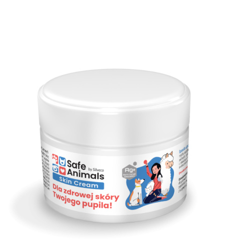 Safe Animals Skin Cream- Krem ze srebrem do łapek,nosa i skóry - 30g