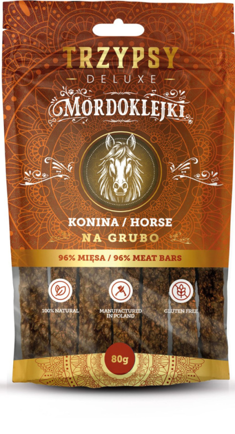 TRZYPSY MORDOKLEJKI NA GRUBO Z KONINY 80G