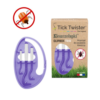 Tick Twister® ClipBox TRIO Kleszczołapki® 3szt