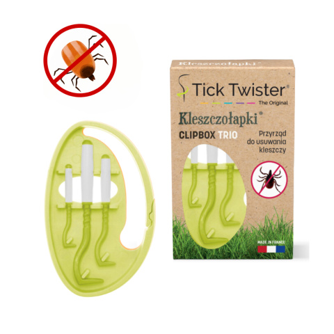 Tick Twister® ClipBox TRIO Kleszczołapki® 3szt