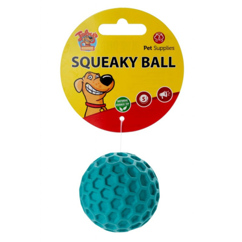 Tobys Choice - SQUEAKY BALL - piłka z piszczałką - 5,5cm