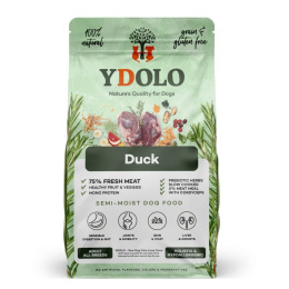 YDOLO Duck - kaczka - karma półwilgotna dla psa - pakowana próżniowo na wagę 500g