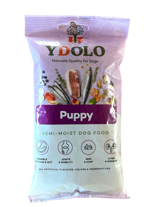 YDOLO Puppy - wieprzowina Iberico i ryby - karma półwilgotna dla szczeniąt - próbka 100g