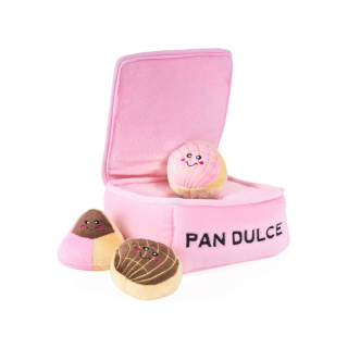 ZippyPaws Pluszowa norka Pink Pan Dulce - interaktywna zabawka dla psa