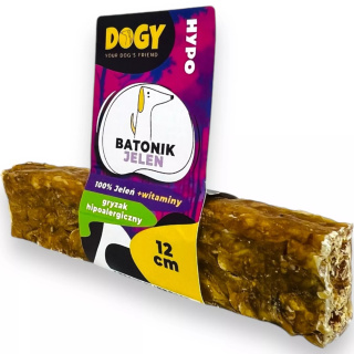 DOGY - Batonik dla psa - Jeleń z rozmarynem i witaminami 12cm