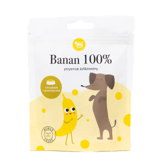 Maxi Happs - Banan 100% - Liofilizowany Przysmak dla Psa 20g