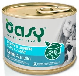 OASY One Protein Puppy Junior - Jagnięcina - monobiałkowa karma mokra dla szczeniąt - 200g