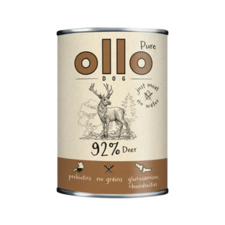 OLLO Pure Deer - karma mokra dla psa - jeleń - 400g