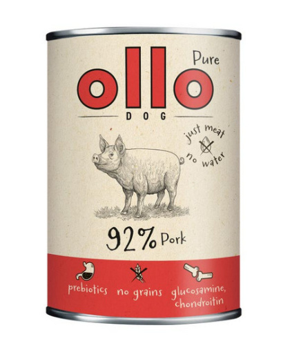 Ollo - Pure Pork - Karma Mokra dla Psa - Wieprzowina - 400g