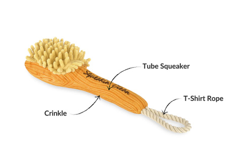 P.L.A.Y. - Zabawka dla psa - szczotka do kąpieli