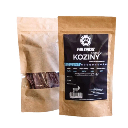 Pan Zwierz - Naturalne smaczki mięsne - Koza - 25g