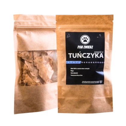 Pan Zwierz – Naturalne smaczki mięsne – Tuńczyk – 25g