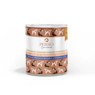 Perro - Karma Mokra - Gourmet Dzik z Pasternakiem dla Psów Dorosłych - 800g