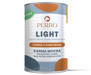 Perro - Karma mokra Light Konina z warzywami – monobiałkowa formuła dla psów dorosłych 400g