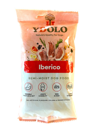 YDOLO Iberico - wieprzowina Iberico - karma półwilgotna dla psa - próbka - 100g