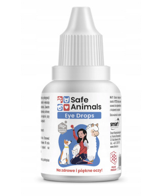 Safe Animals Eye Drops 25ml Krople do oczu dla psa z jonami srebra