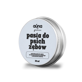 AUNA Pasta do zębów dla psa KOKOS-BANAN – naturalna higiena jamy ustnej (30 ml)