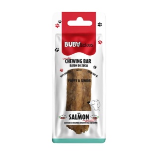 BUBAlicious – Baton do żucia z łososiem, dorszem, żurawiną i rozmarynem – 12 cm