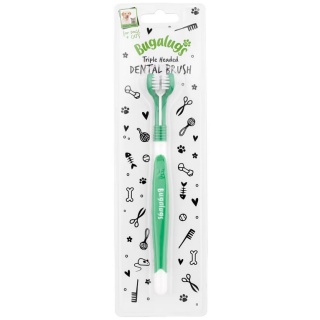 Bugalugs Triple Headed Dental Brushes - trójstronna szczoteczka do zębów psa i kota 1szt.