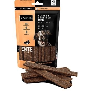 Chewies Fleischstreifen Soft Duck Mini - miękkie paski mięsne z kaczki - 70 g
