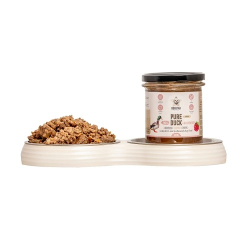 DOGSTAR Pure Duck – karma mokra z kaczką i malinami dla psa – 300 g DOGSTAR Pure Duck – karma mokra z kaczką i malinami dla psa – 300 g