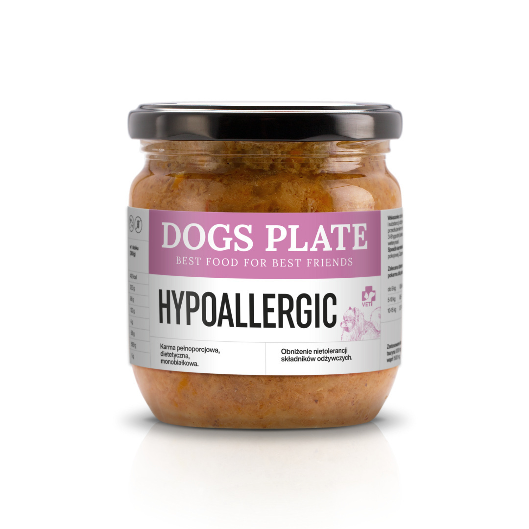 Dogs Plate Vet Hypoallergic koza