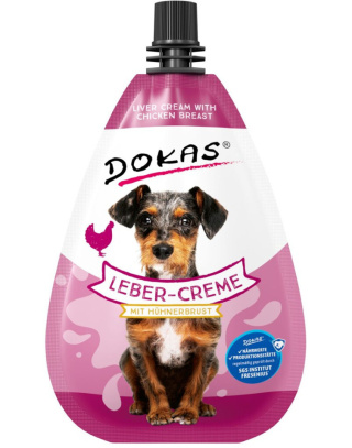 Dokas - pasztet dla psa z wątróbki i piersi kurczaka - 85 g
