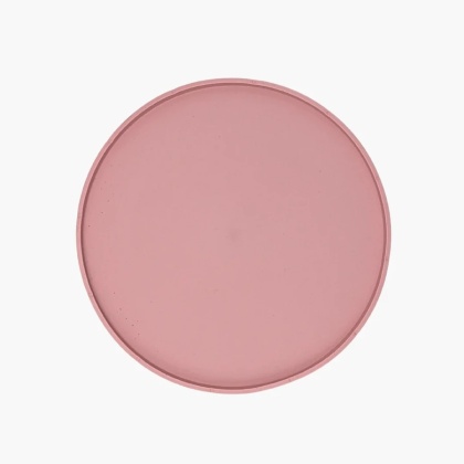 FIBOO Fiploo - ekologiczny talerzyk dla psa - różowy (Ø 21,5 cm)