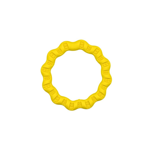 FIBOO Fringoo Mini – ekologiczne ringo i szarpak dla małego psa 2w1 - żółte (ø 12 cm) FIBOO Fringoo Mini – ekologiczne ringo i szarpak dla małego psa 2w1 - żółte (ø 12 cm)