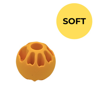 FIBOO Snack Fibooll SOFT – Kula smakula dla psa – MIODOWY – rozmiar S (ø 6 cm)