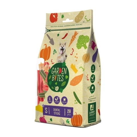 Garden Bites - Dental Sticks - rozmiar S - 28 szt. - gryzaki dentystyczne dla psa Garden Bites - Dental Sticks - rozmiar S - 28 szt. - gryzaki dentystyczne dla psa