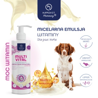 Hippovet Pharmacy MultiVital – emulsja witaminowa dla psów i kotów (250 ml)