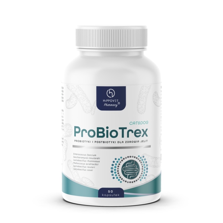 Hippovet Pharmacy – ProBioTrex Cat&Dog – Probiotyk i Postbiotyk