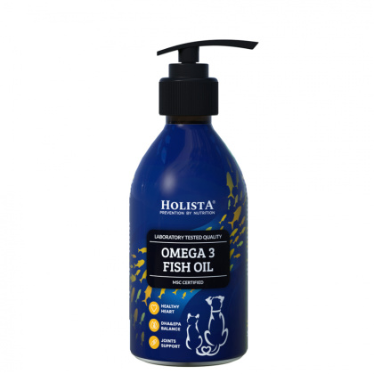 HolistaPets Omega3 Rybny olej 250ml