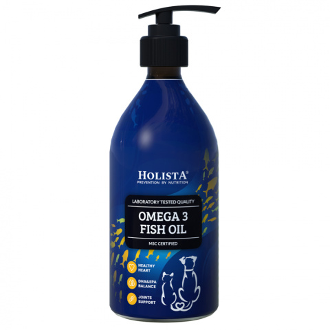 HolistaPets Omega3 Rybny olej 500ml HolistaPets Omega3 Rybny olej 500ml