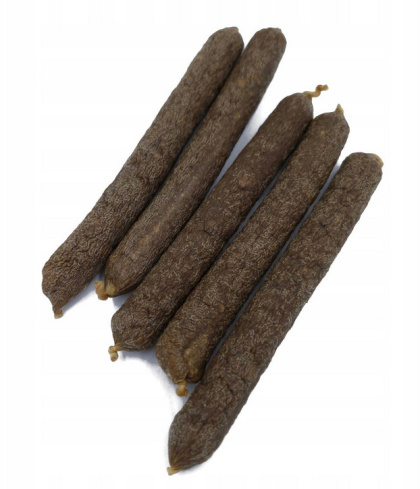 Kabanos z dorsza dla psa – naturalny przysmak rybny 15–17 cm – 1 szt.