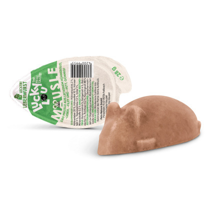 Lucky Lou Mäusle – wątróbka z kurczaka – pasztet w kształcie myszki dla kota i psa – 28 g Lucky Lou Mäusle – wątróbka z kurczaka – pasztet w kształcie myszki dla kota i psa – 28 g