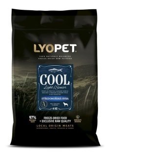 Lyopet Cool – karma tłoczona na zimno z białą rybą dla psa seniora lub psa z wrażliwym układem pokarmowym – 4 kg