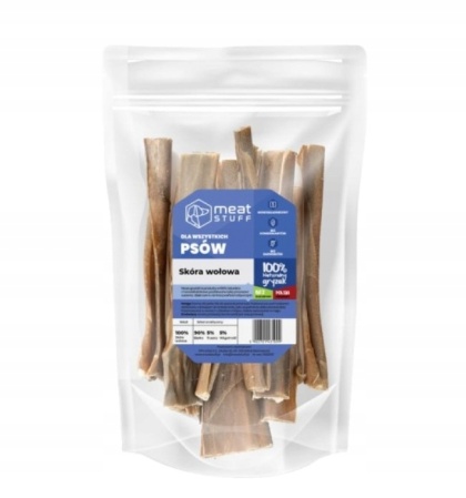 Meat Stuff – Skóra wołowa dla psa 15 cm (250 g)