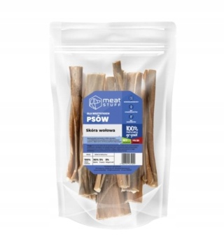 Meat Stuff – Skóra wołowa dla psa 15 cm (500 g)
